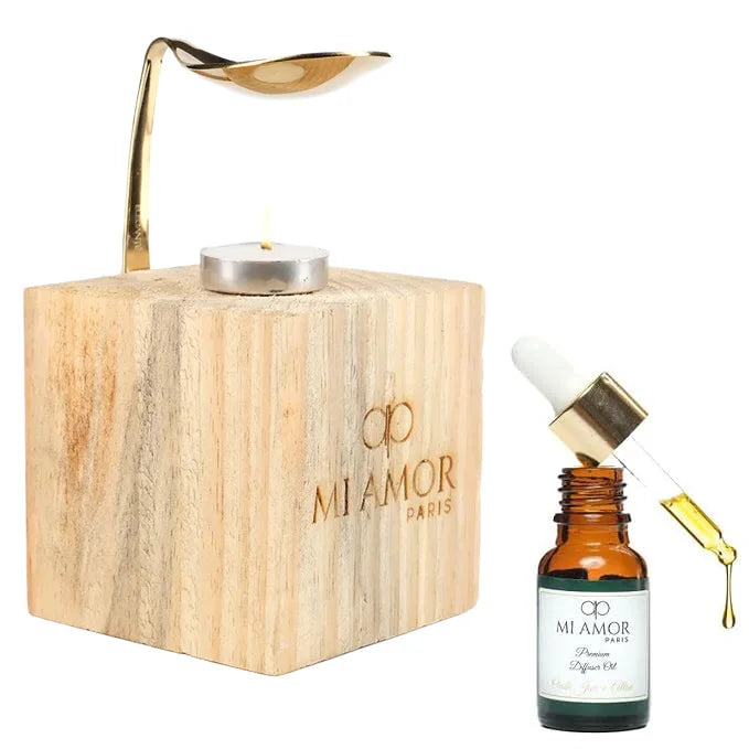 Wooden Diffuser + Fragrance Oil Premium Combo