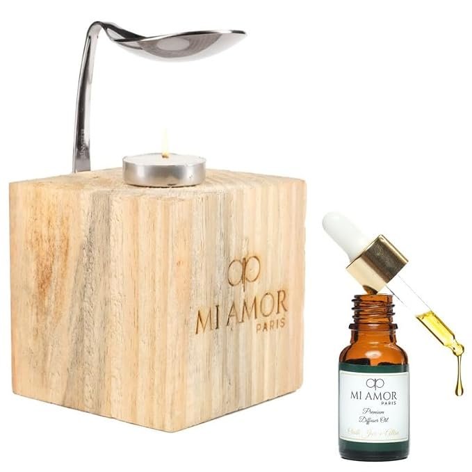 Wooden Diffuser + Fragrance Oil Premium Combo