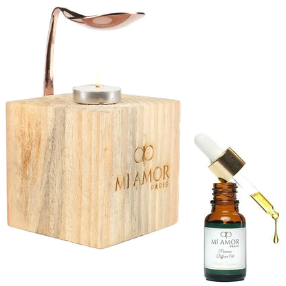 Wooden Diffuser + Fragrance Oil Premium Combo