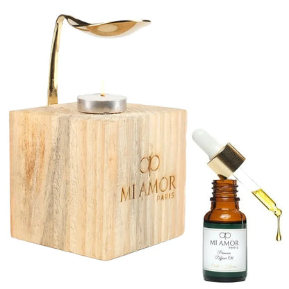 Wooden Diffuser + Fragrance Oil Premium Combo