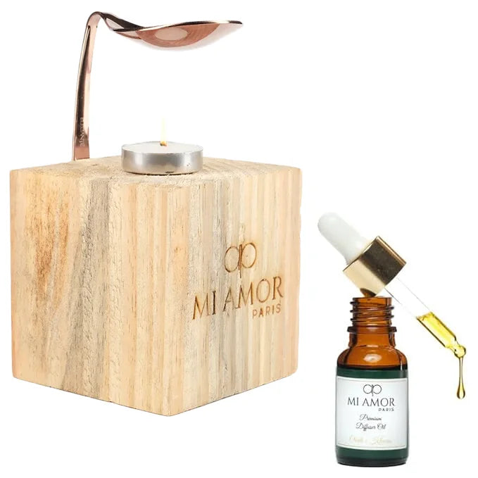 Wooden Diffuser + Fragrance Oil Premium Combo