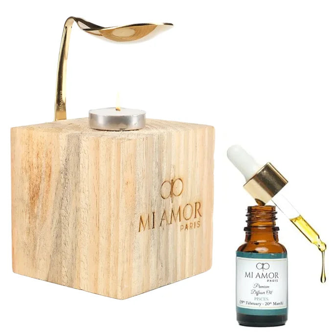 Wooden Diffuser + Fragrance Oil Premium Combo