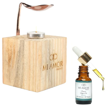 Wooden Diffuser + Fragrance Oil Premium Combo