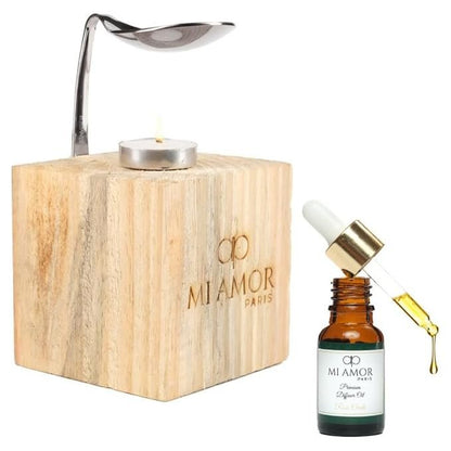 Wooden Diffuser + Fragrance Oil Premium Combo