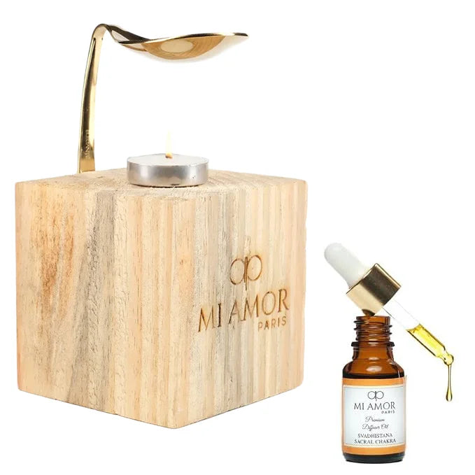 Wooden Diffuser + Fragrance Oil Premium Combo