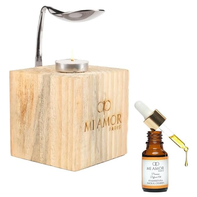 Wooden Diffuser + Fragrance Oil Premium Combo