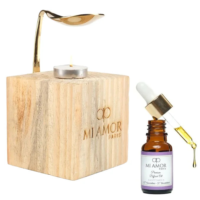 Wooden Diffuser + Fragrance Oil Premium Combo