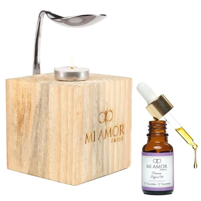 Wooden Diffuser + Fragrance Oil Premium Combo