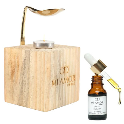 Wooden Diffuser + Fragrance Oil Premium Combo