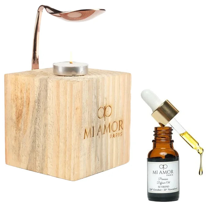 Wooden Diffuser + Fragrance Oil Premium Combo