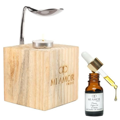 Wooden Diffuser + Fragrance Oil Premium Combo