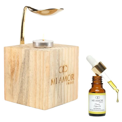 Wooden Diffuser + Fragrance Oil Premium Combo