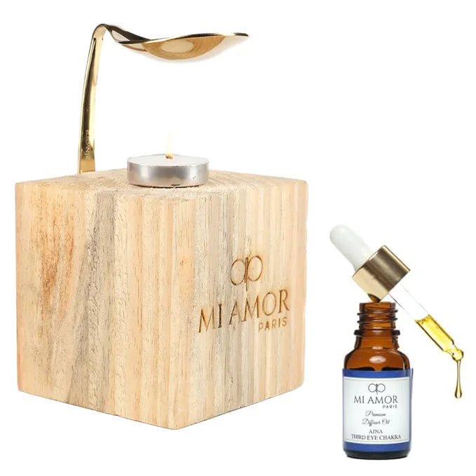 Wooden Diffuser + Fragrance Oil Premium Combo