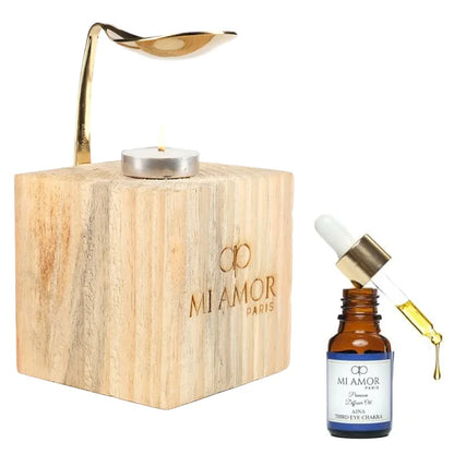 Wooden Diffuser + Fragrance Oil Premium Combo