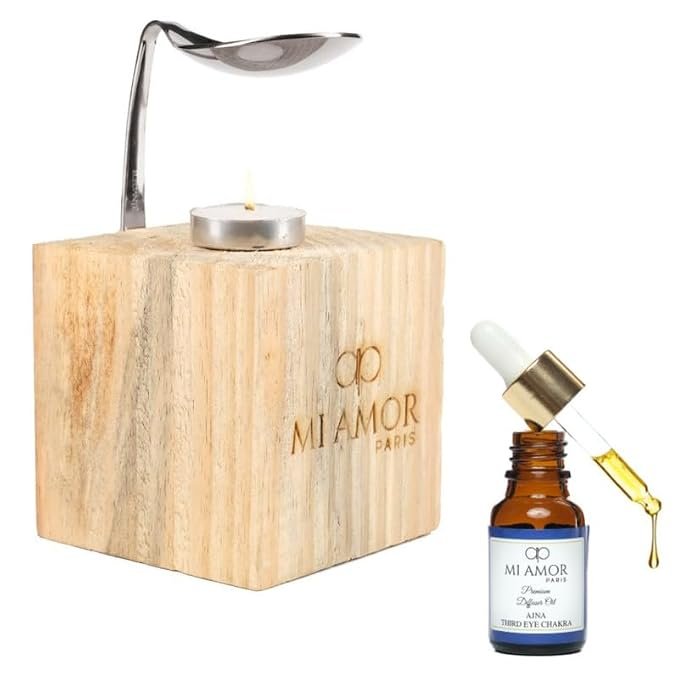 Wooden Diffuser + Fragrance Oil Premium Combo