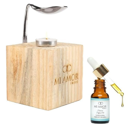 Wooden Diffuser + Fragrance Oil Premium Combo