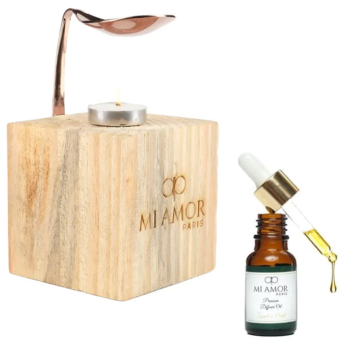 Wooden Diffuser + Fragrance Oil Premium Combo