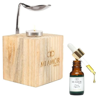 Wooden Diffuser + Fragrance Oil Premium Combo