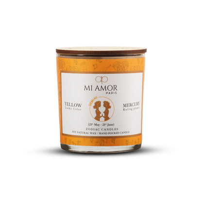 Gemini Zodiac Candle -One Wick
