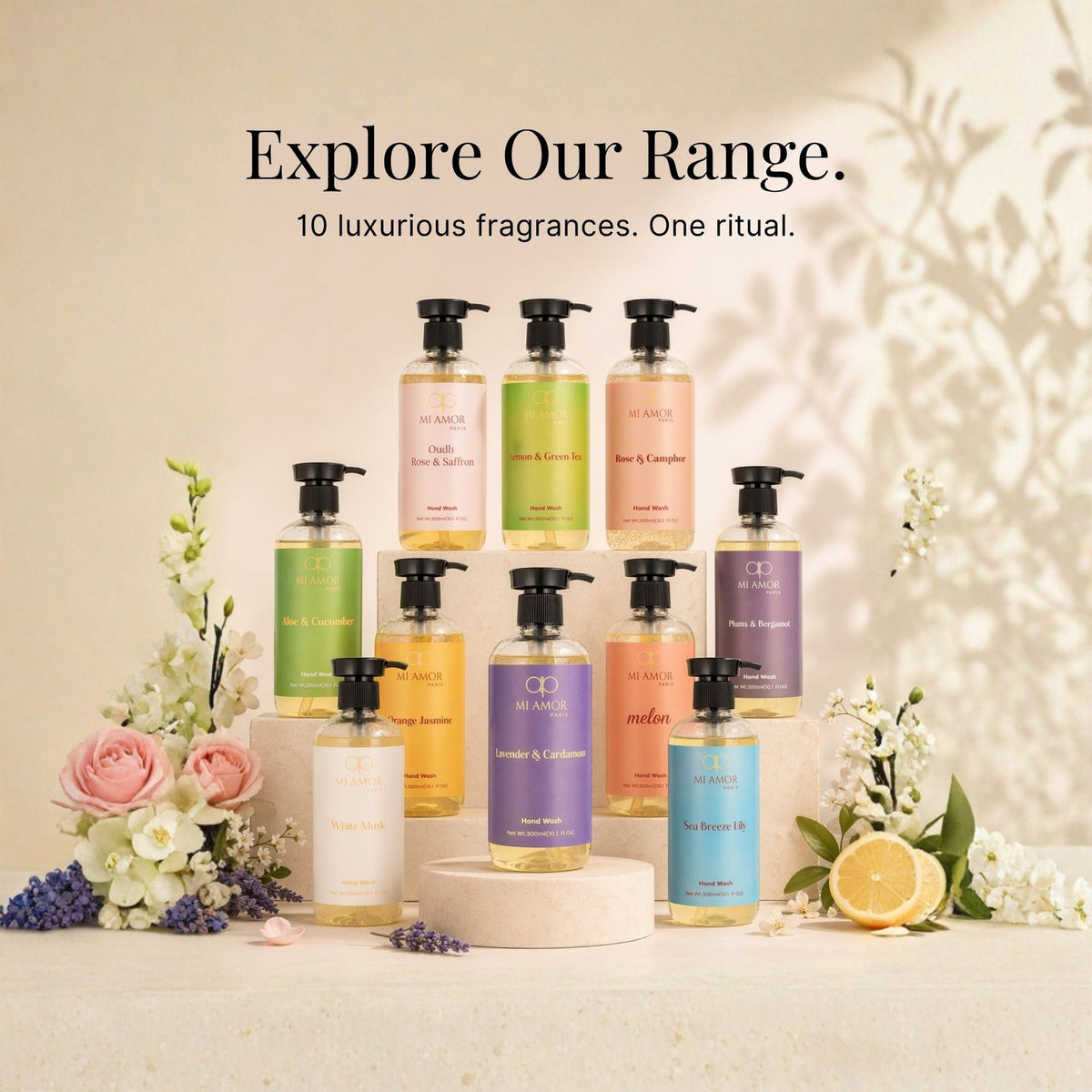 Lavender & Cardamom Moisturising Handwash | Gentle Care for All Skin Types | 300 ml