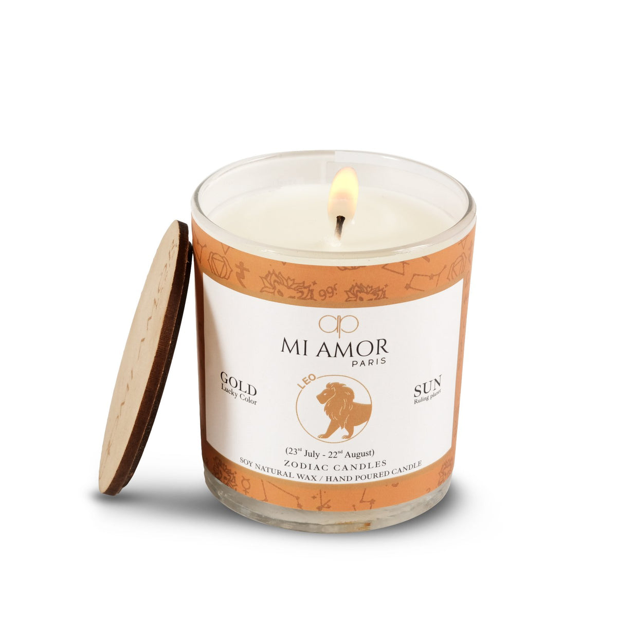 Leo Zodiac Candle -One Wick