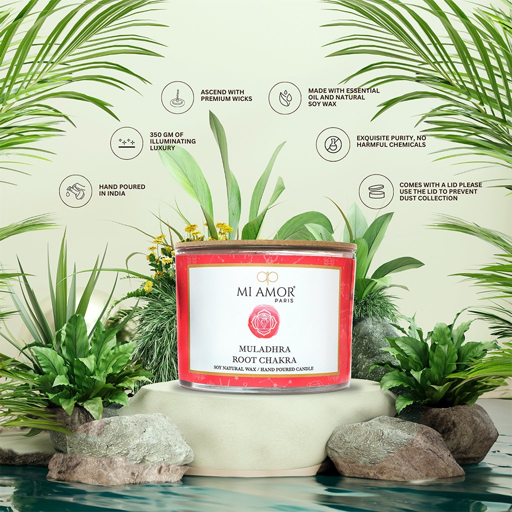 Muladhara Root Chakra Candle -One Wick