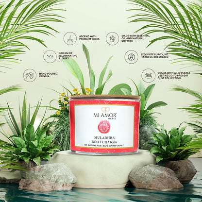 Muladhara Root Chakra Candle -One Wick