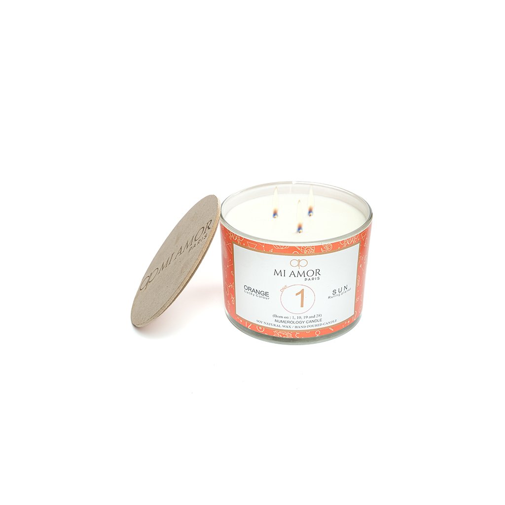Numerology Candle 1: Sun - Orange
