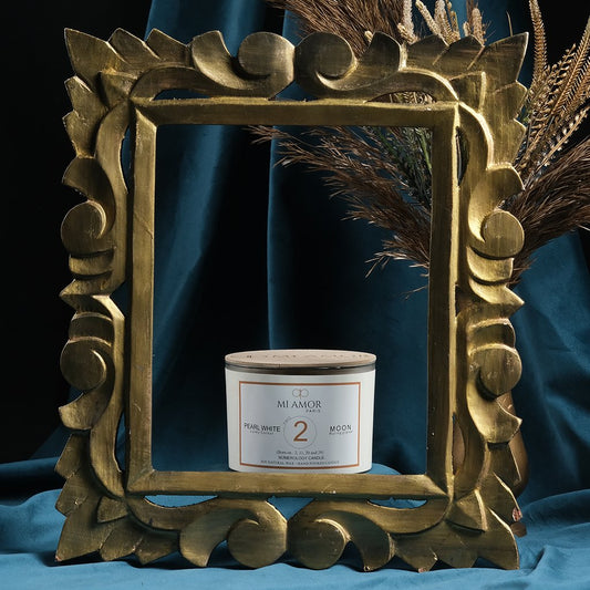 Numerology Candle 2: Moon - Pearl White