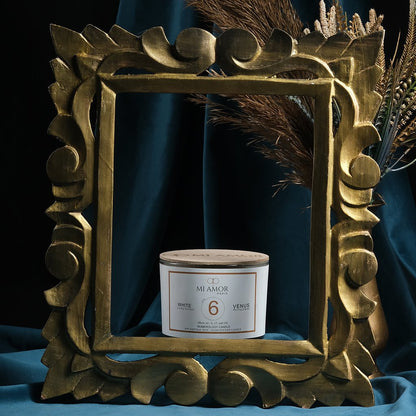 Numerology Candle 6: Venus - White