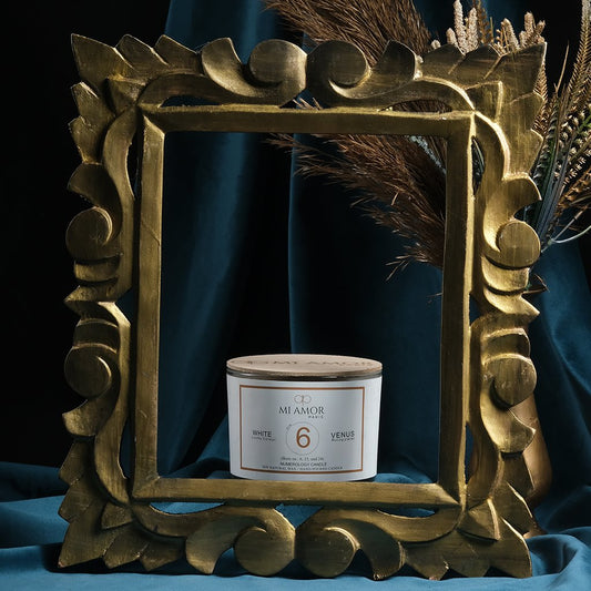 Numerology Candle 6: Venus - White