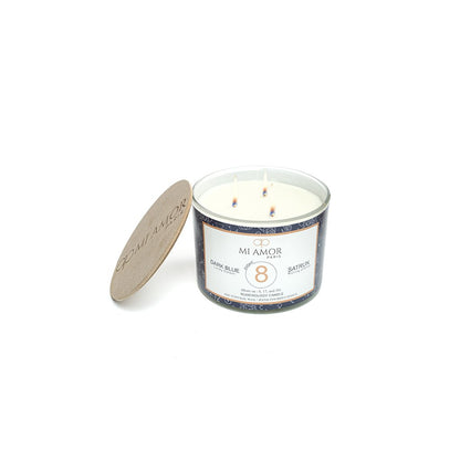 Numerology Candle 8: Saturn - Dark Blue