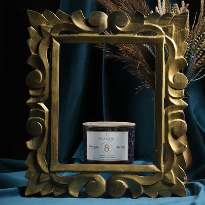 Numerology Candle 8: Saturn - Dark Blue