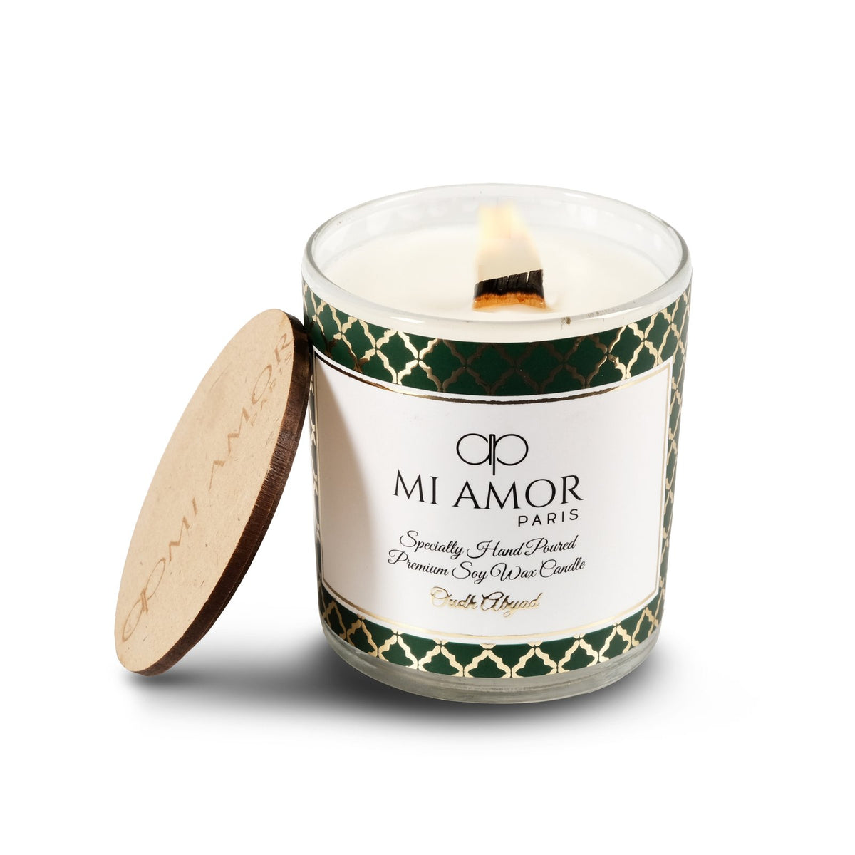 Oudh Abyad Candle -One Wick