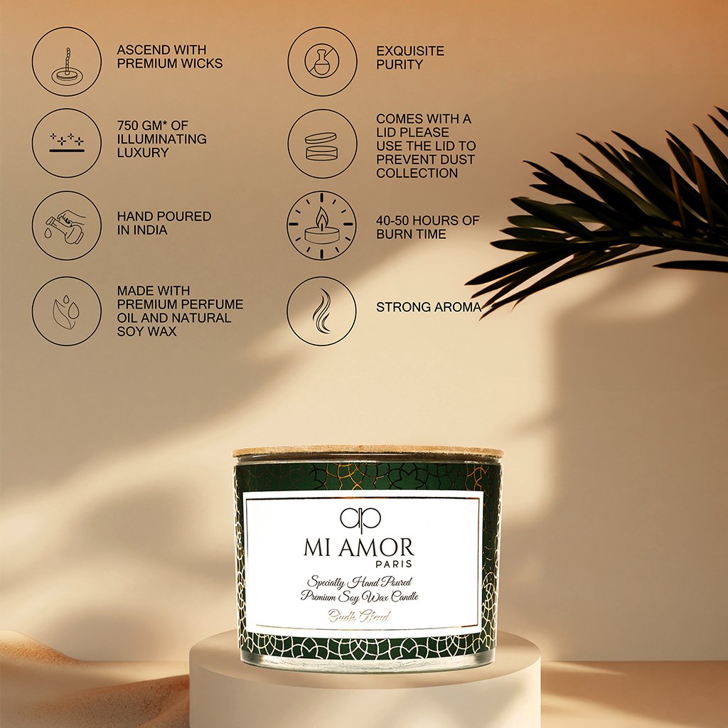 Oudh Aleud Candle -One Wick