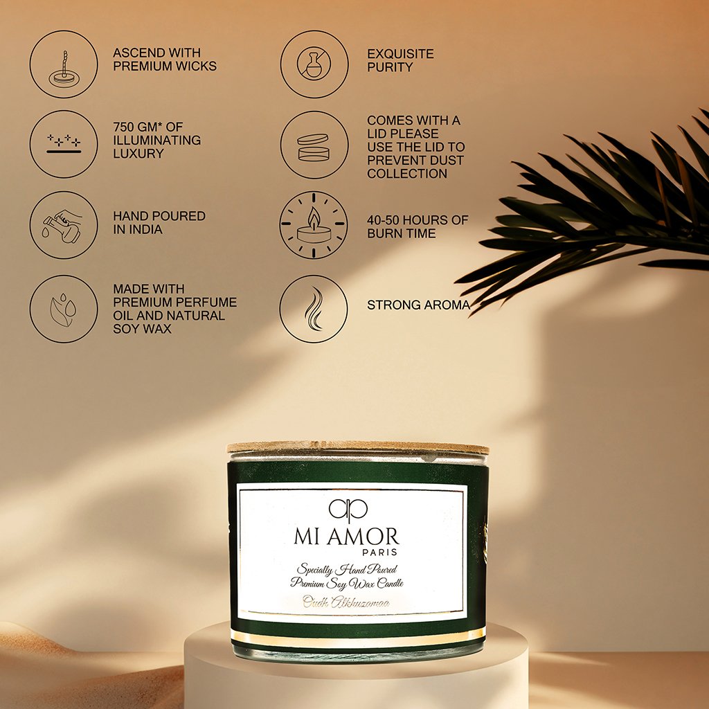 Oudh Alkhuzama Candle -One Wick