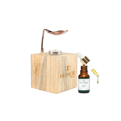 Wooden Diffuser + Fragrance Oil Premium Combo