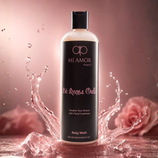 MI AMOR PARIS De Rossa Oudh Moisturising Body Wash | Premium Grooming Essential for Men | 500 ml