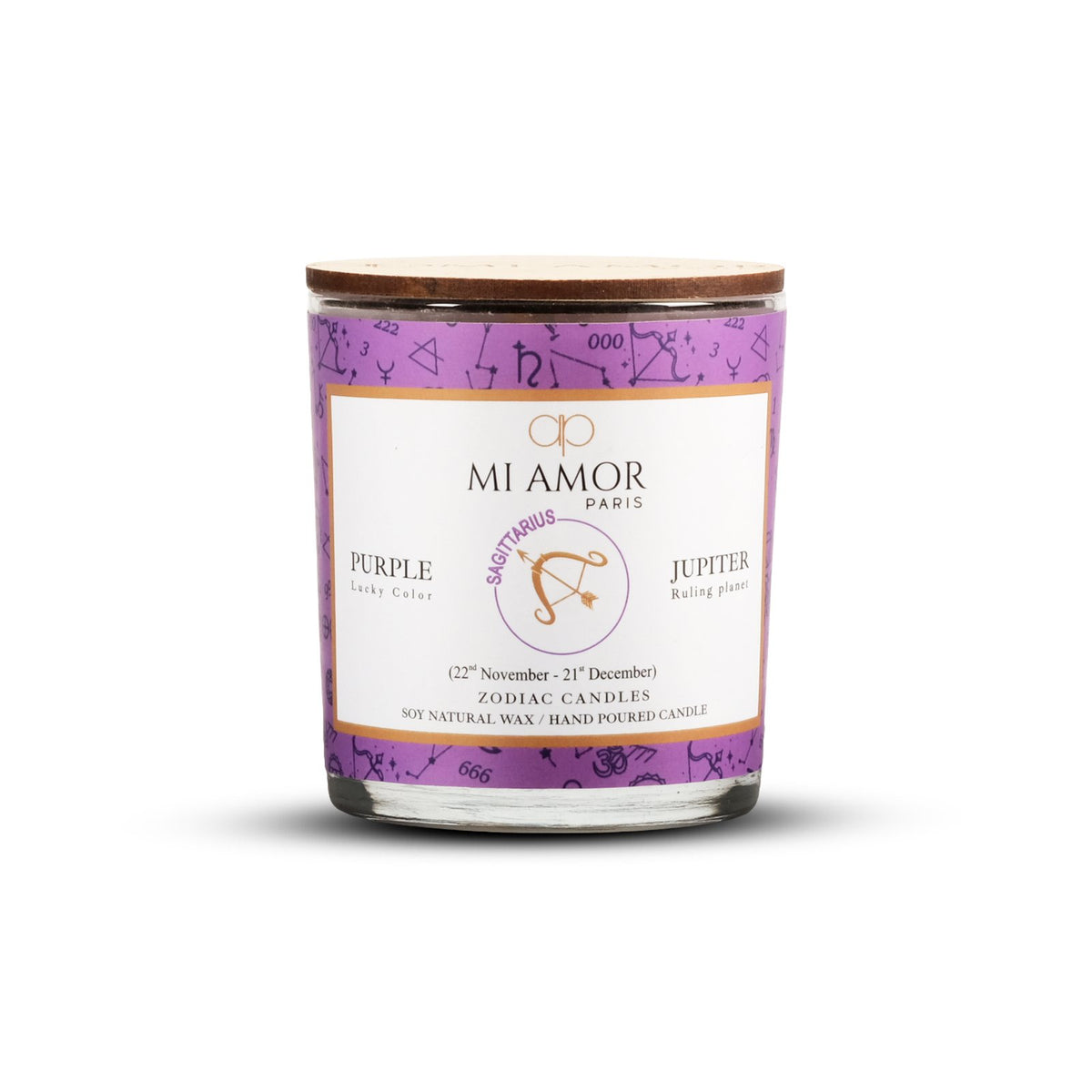 Sagittarius Zodiac Candle -One Wick