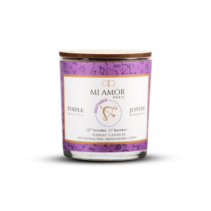 Sagittarius Zodiac Candle -One Wick