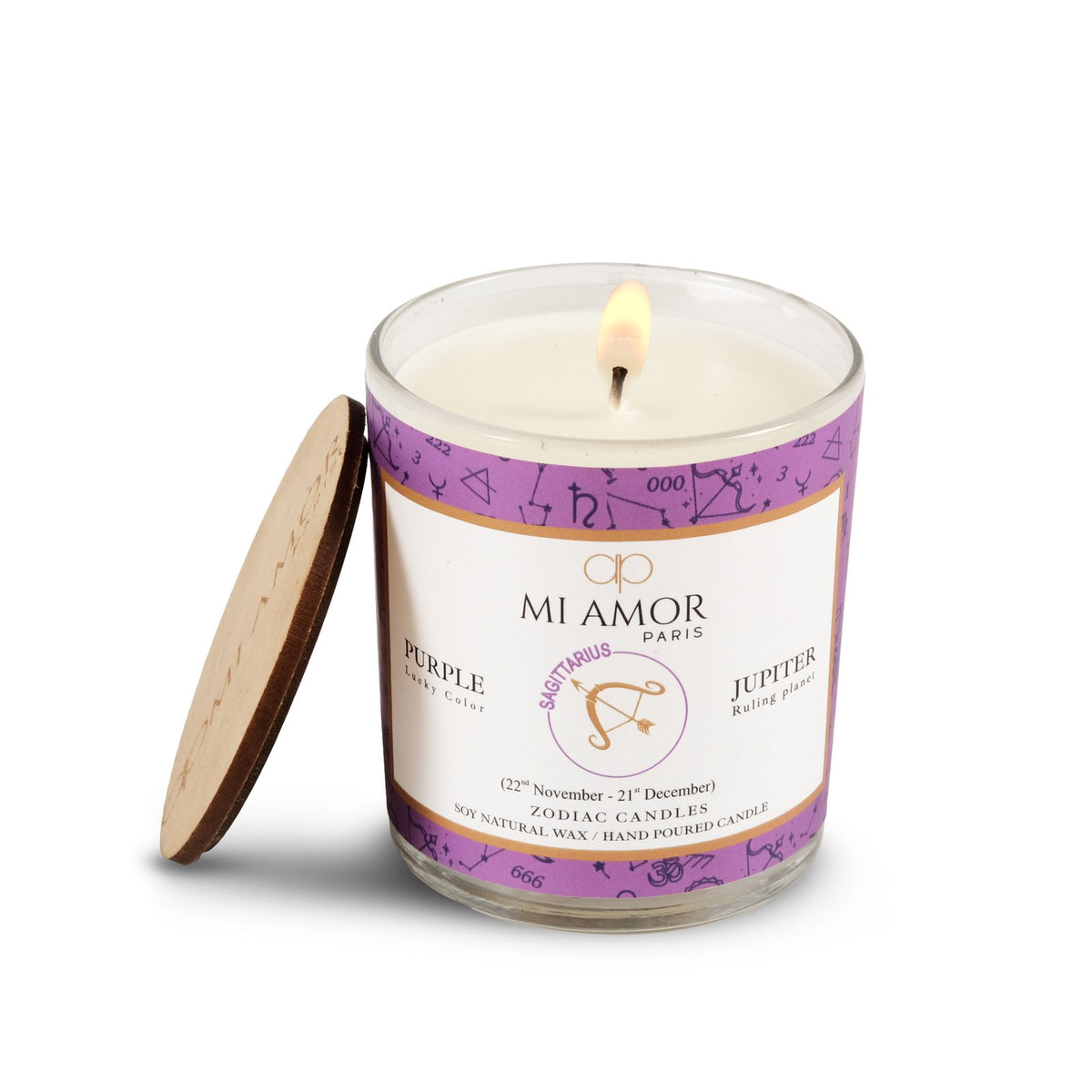 Sagittarius Zodiac Candle -One Wick