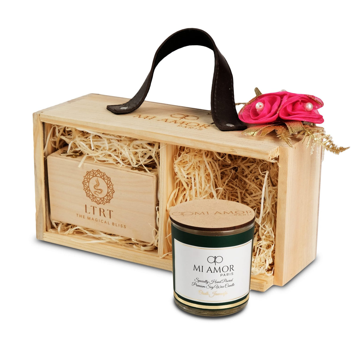Single Wick Oudh Candle & Incense Gift Box – A Perfect Aromatic Duo