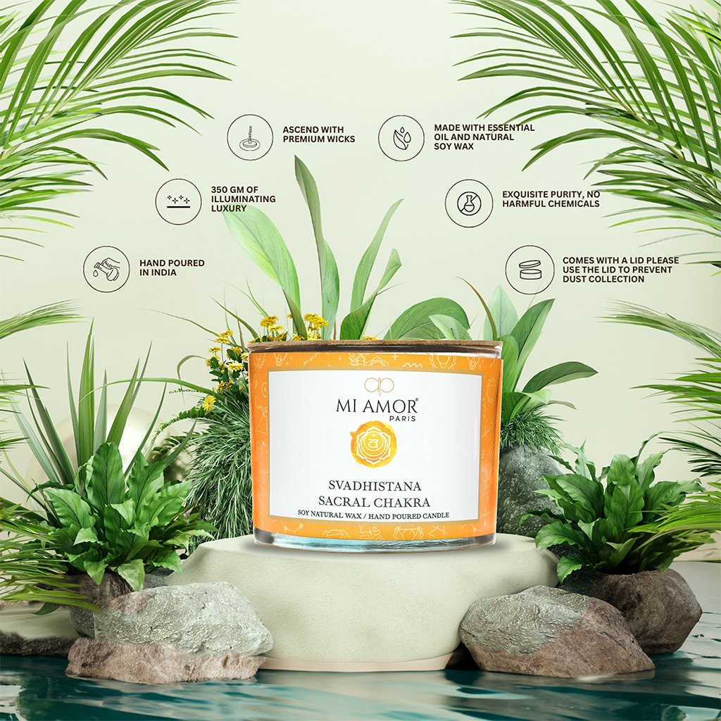 Svadhistana Sacral Chakra Candle - One Wick