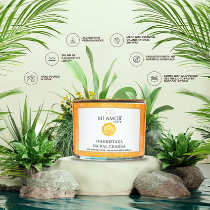 Svadhistana Sacral Chakra Candle - One Wick