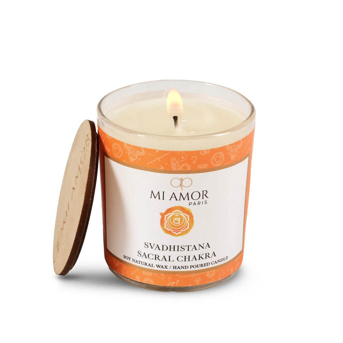 Svadhistana Sacral Chakra Candle - One Wick