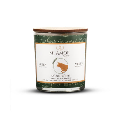 Taurus Zodiac Candle -One Wick