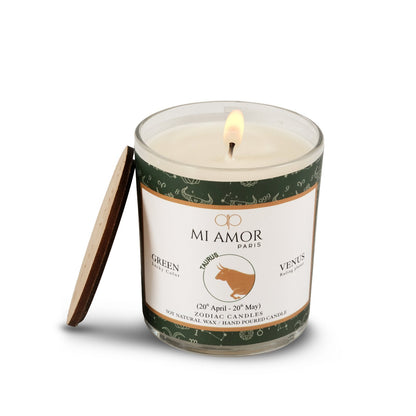 Taurus Zodiac Candle -One Wick
