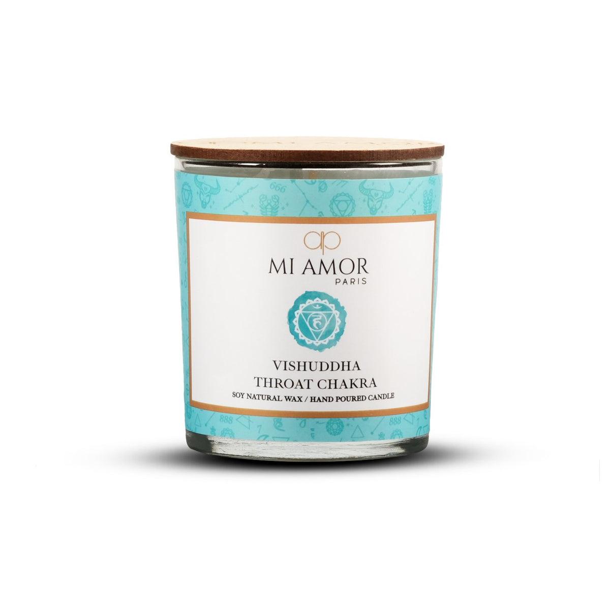 Vishudda Throat Chakra Candle -One Wick