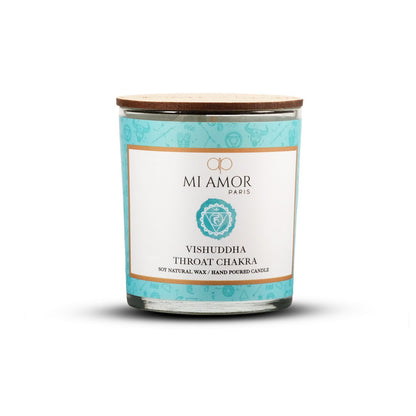 Vishudda Throat Chakra Candle -One Wick