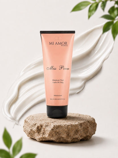 MI AMOR PARIS Miss Poem Women Face, Body & Hand Moisturizing Cream – Daily Hydration with Shea Butter & Glycerin (150ml)